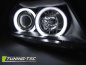 Preview: CCFL Angel Eyes Scheinwerfer für BMW 3er E90/E91 05-08 schwarz
